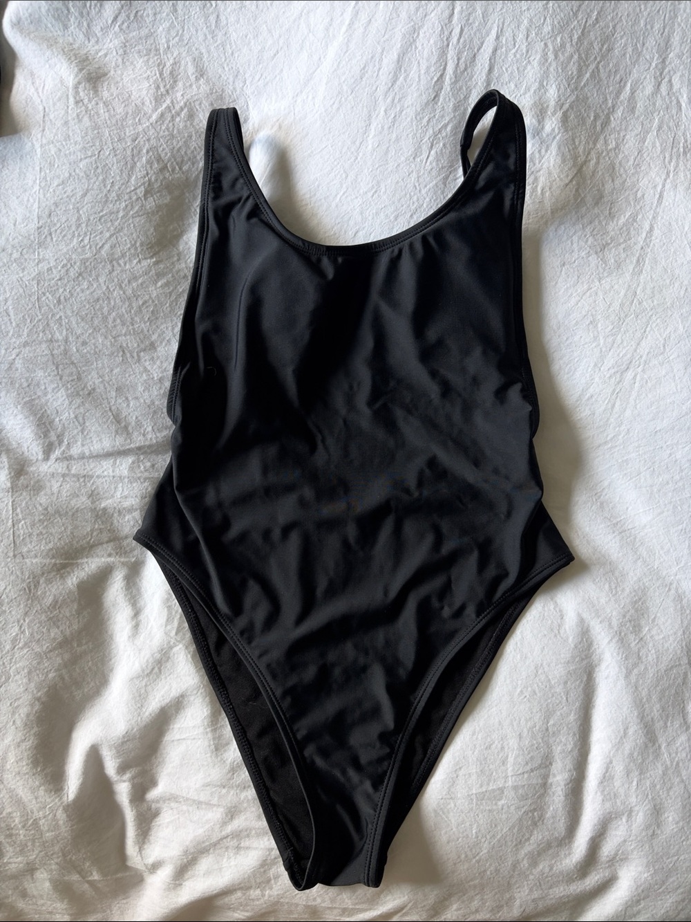 Black One-Piece Swimsuit Size S
